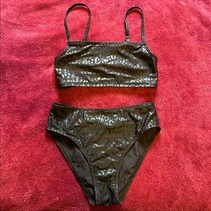 NWOT. DKNY Cheetah Bikini (S/M)